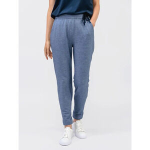MINISTRY OF SUPPLY Womens Fusion Terry Jogger XXL Blue Indigo Heather Merino NWT